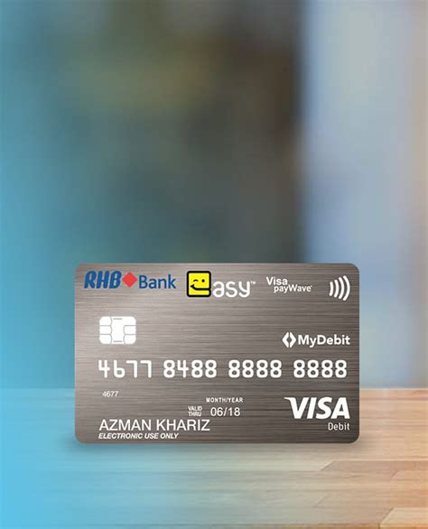 rhb bank easy smart debit card|RHB malaysia debit card.